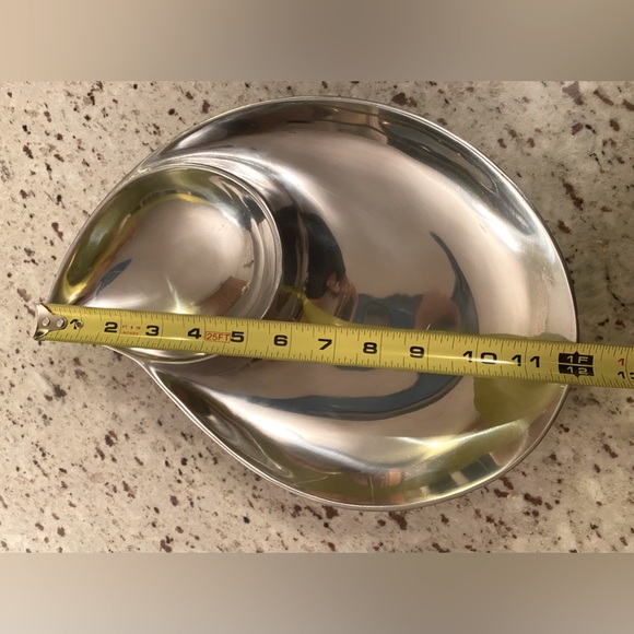 Metal Chip & Dip Tray, Silver Tone - Picture 1 of 6